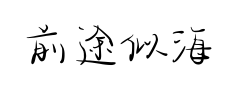 前途似海体预览